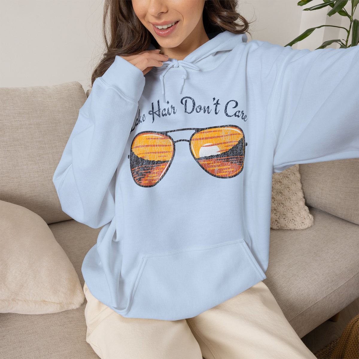 Lake Hair Don't Care Hoodie