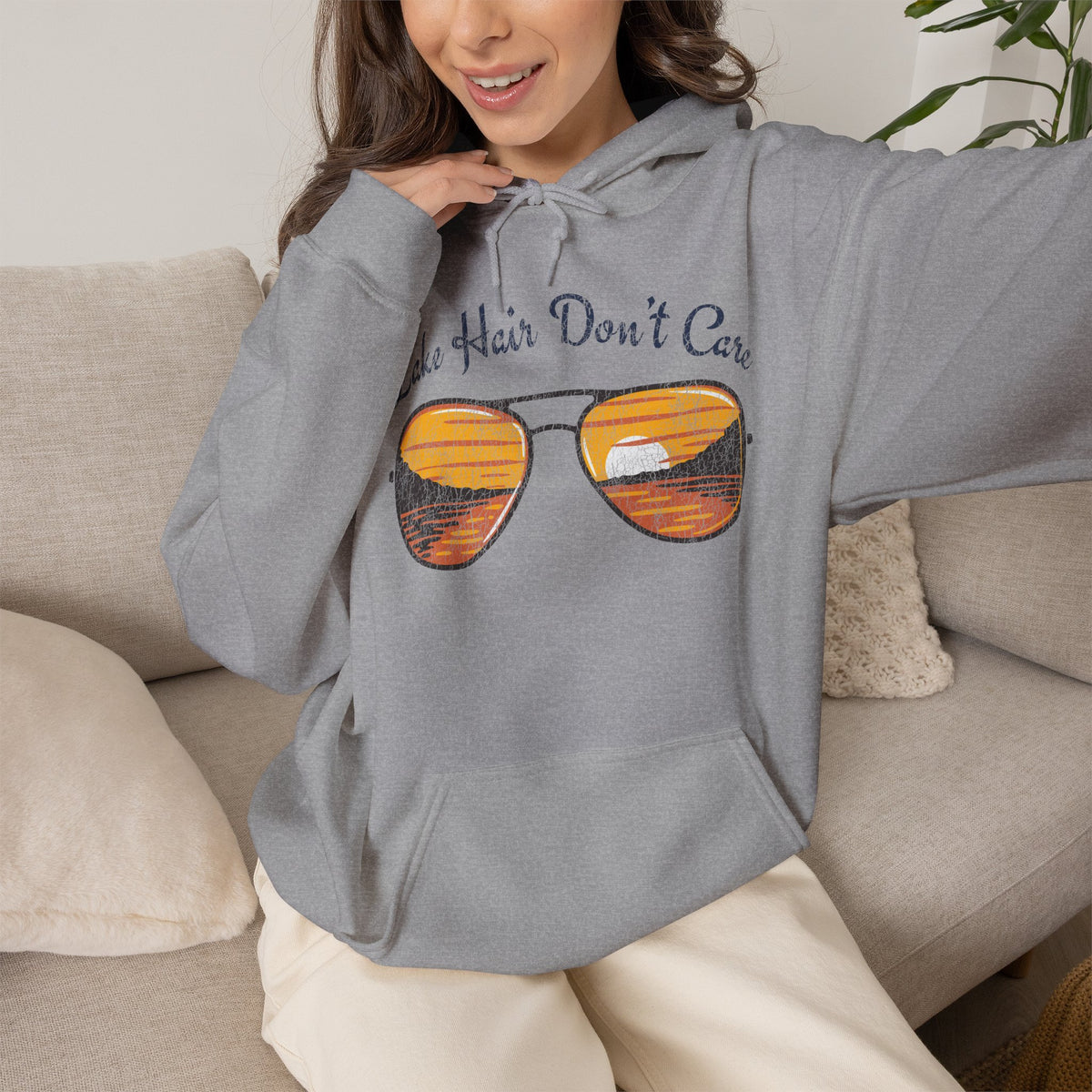 Lake Hair Don't Care Hoodie