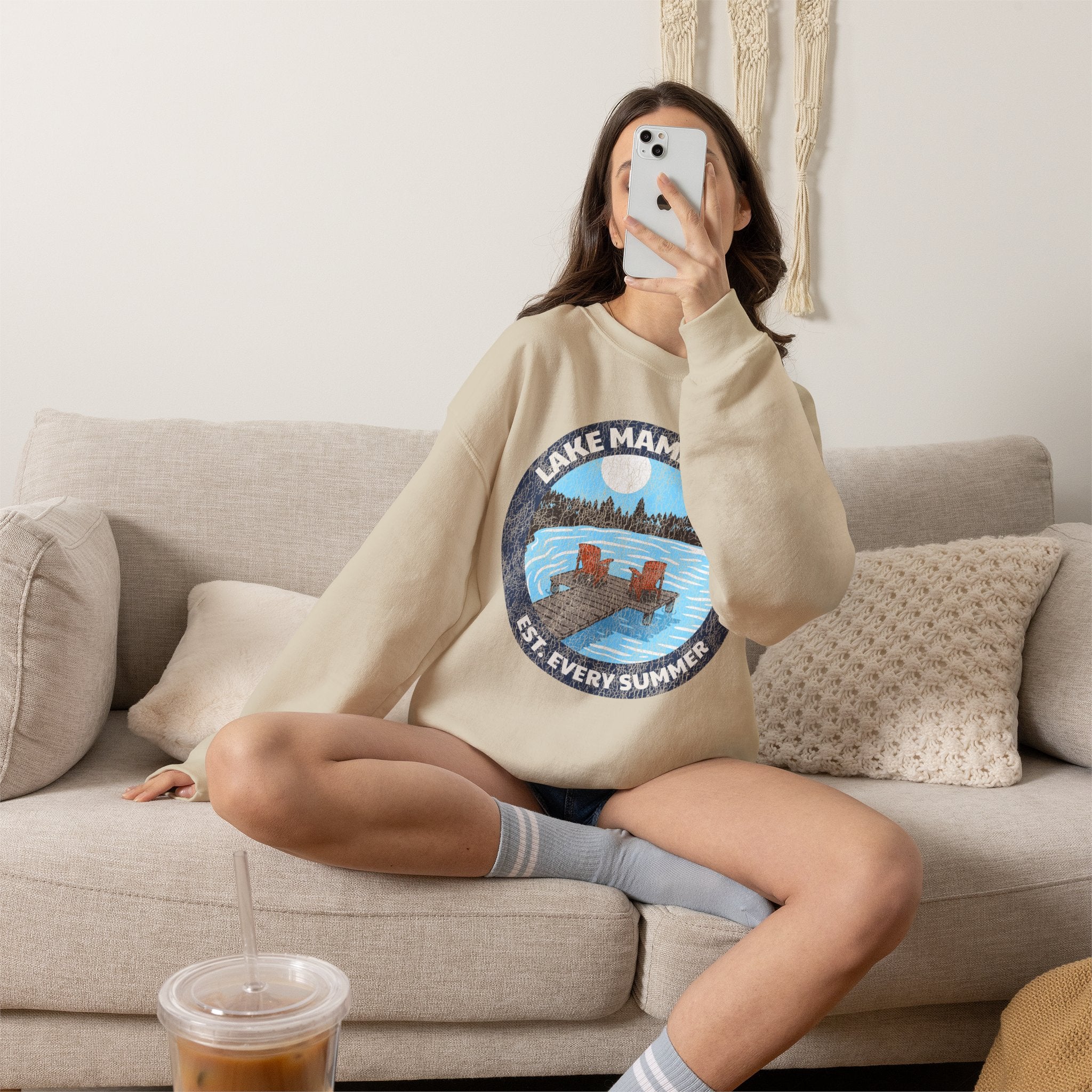 Lake Mama Life Crewneck