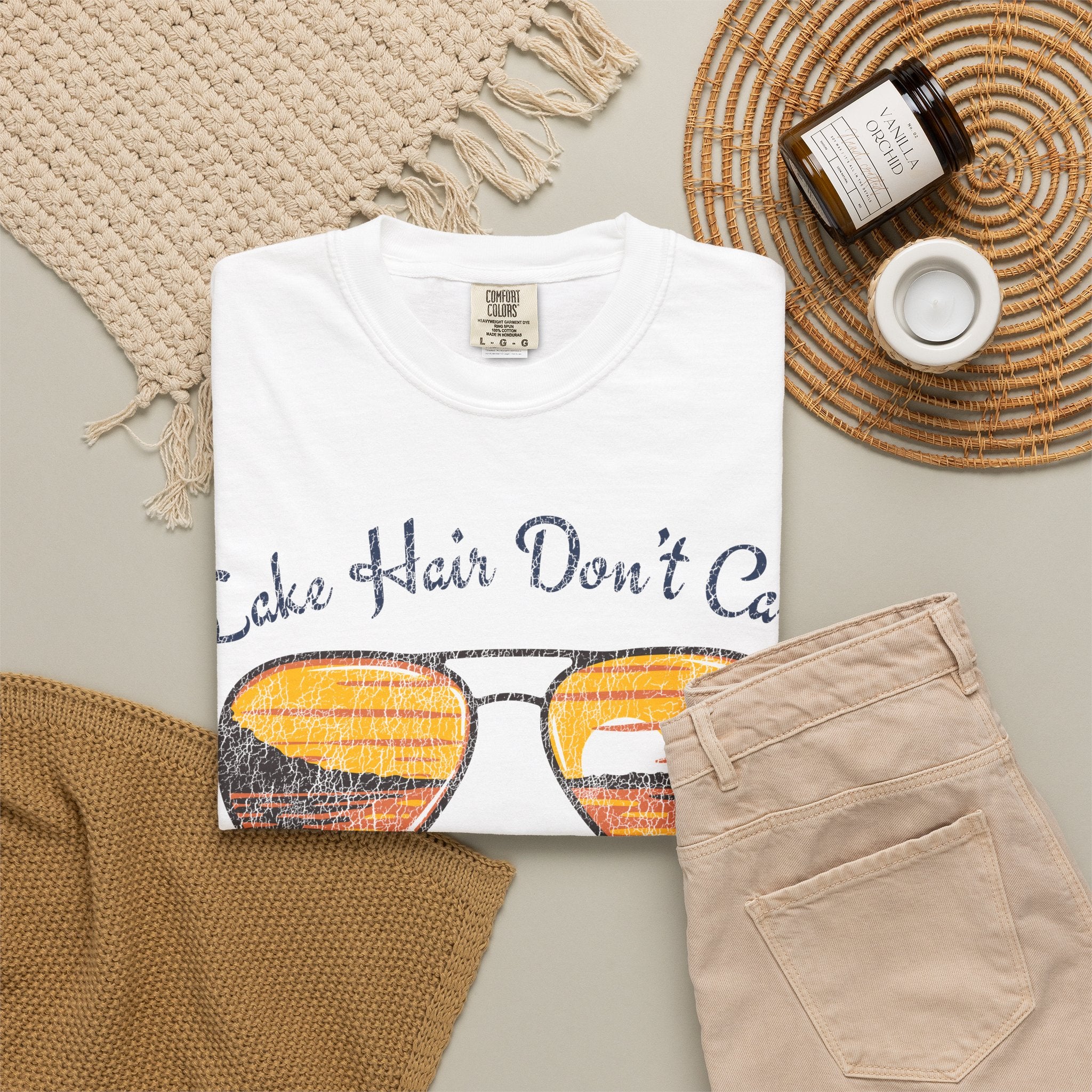 Lake Hair Don't Care Tee