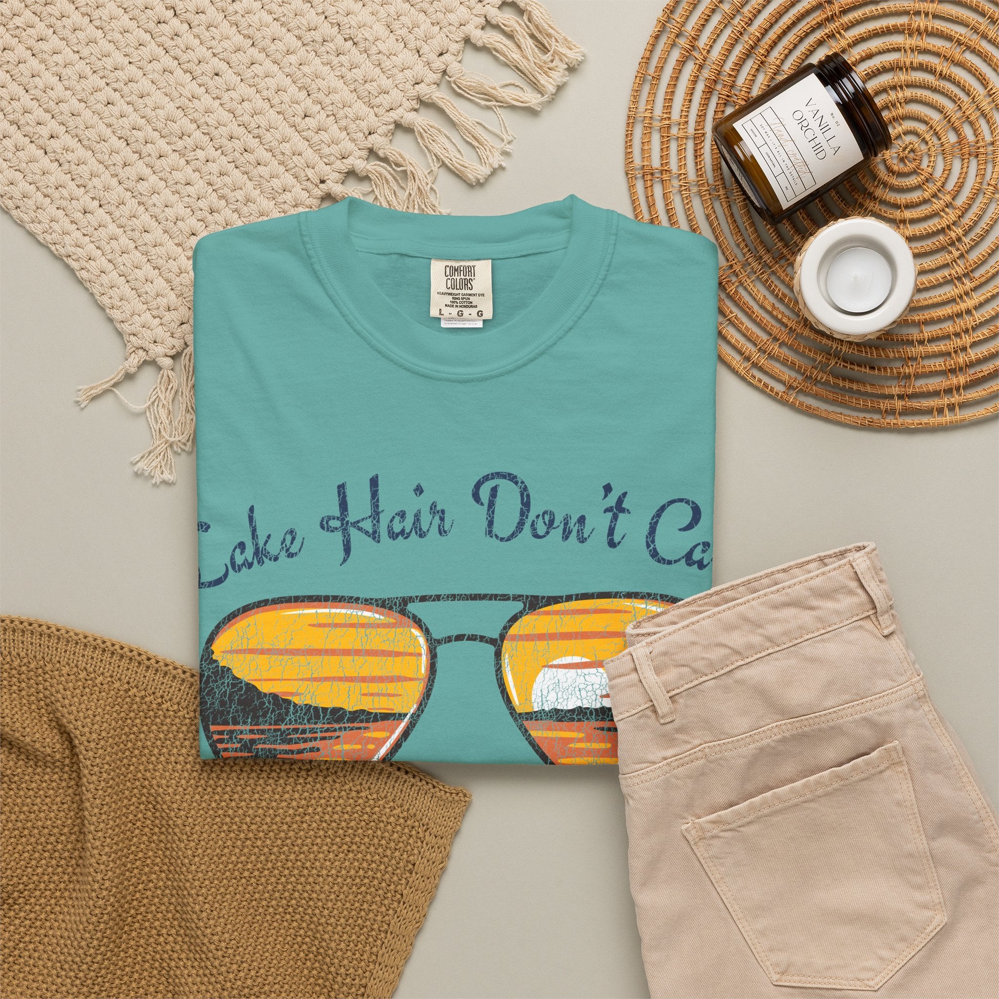 Lake Hair Don't Care Tee