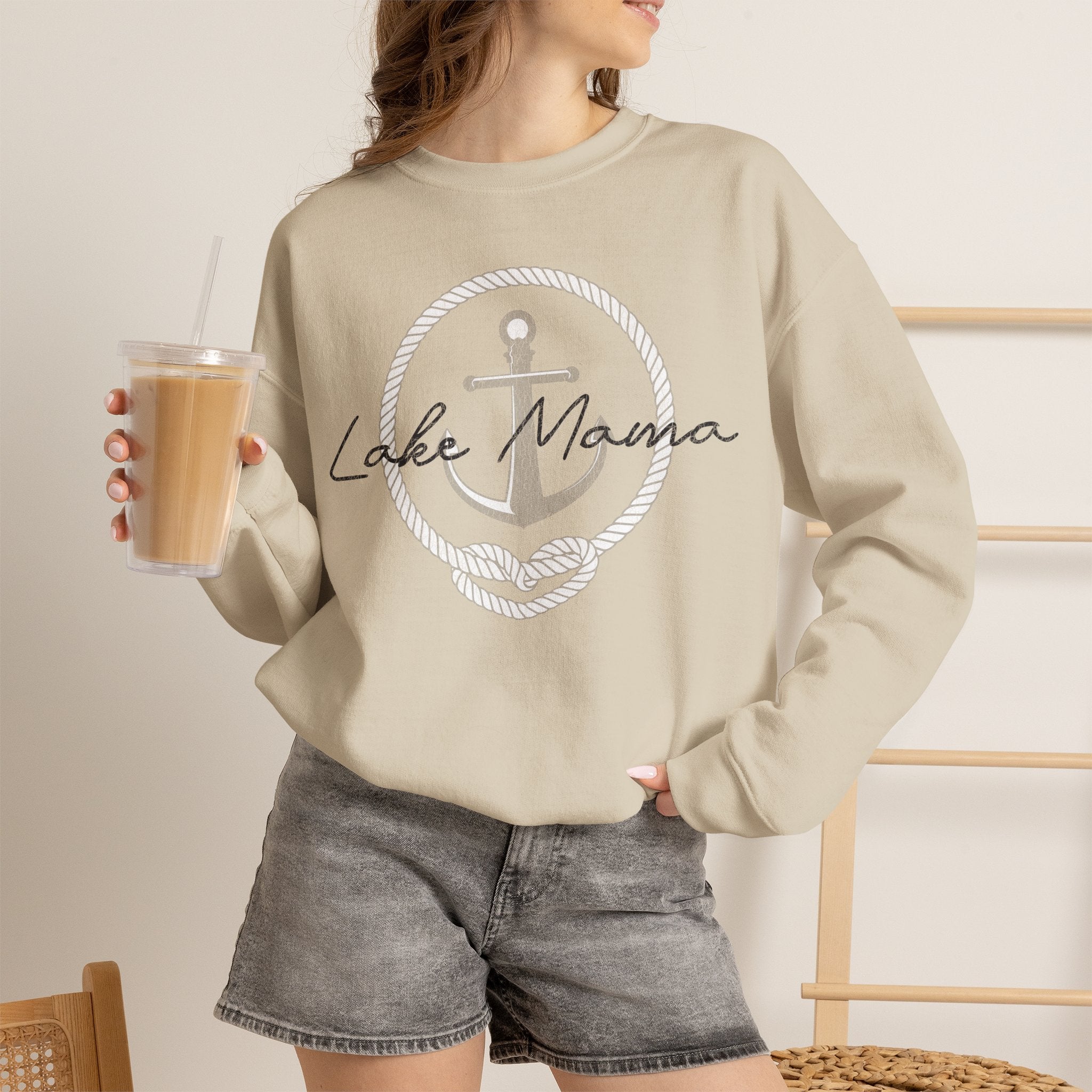 Lake Mama Anchor Crewneck