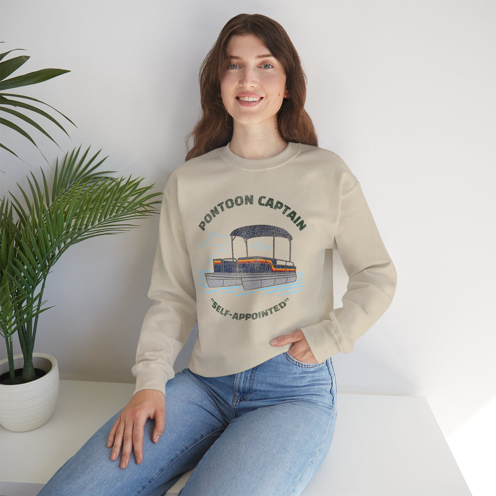 Pontoon Captain Crewneck