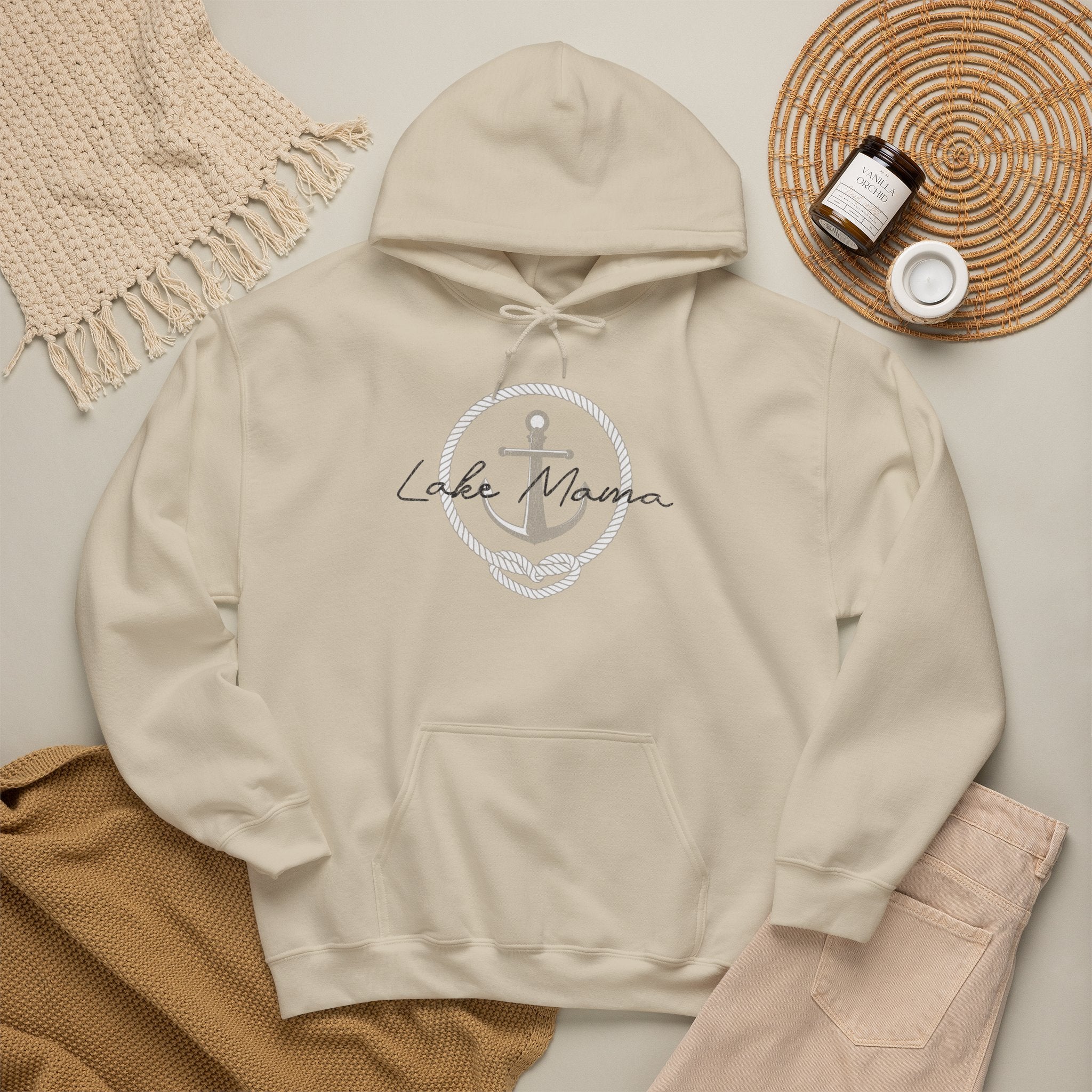 Lake Mama Anchor Hoodie