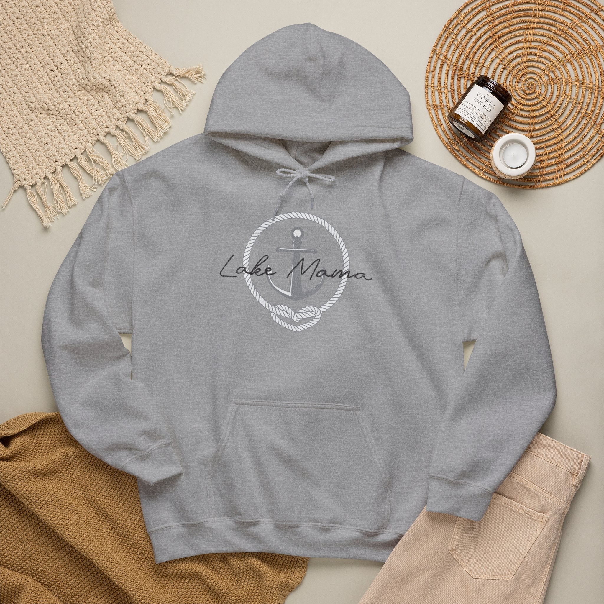 Lake Mama Anchor Hoodie