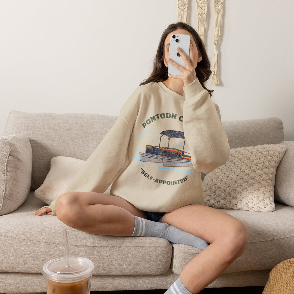 Pontoon Captain Crewneck