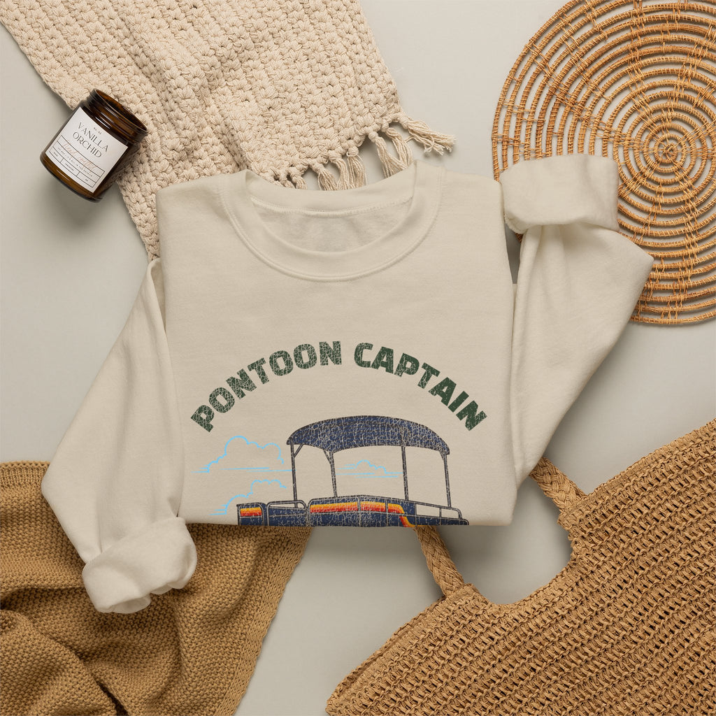 Pontoon Captain Crewneck