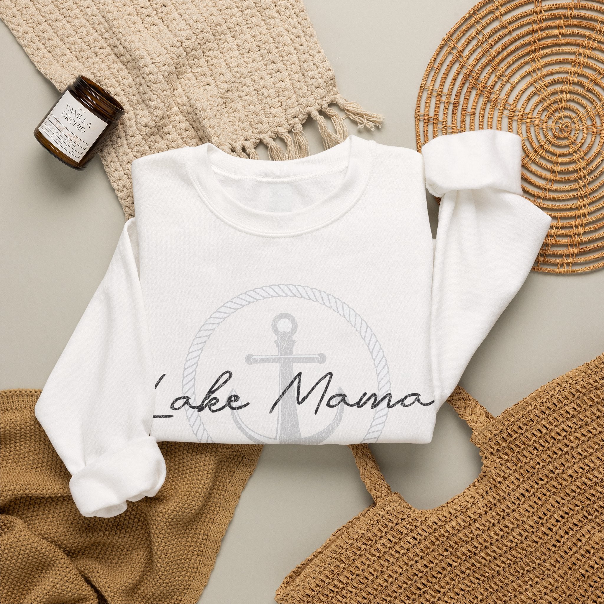 Lake Mama Anchor Crewneck