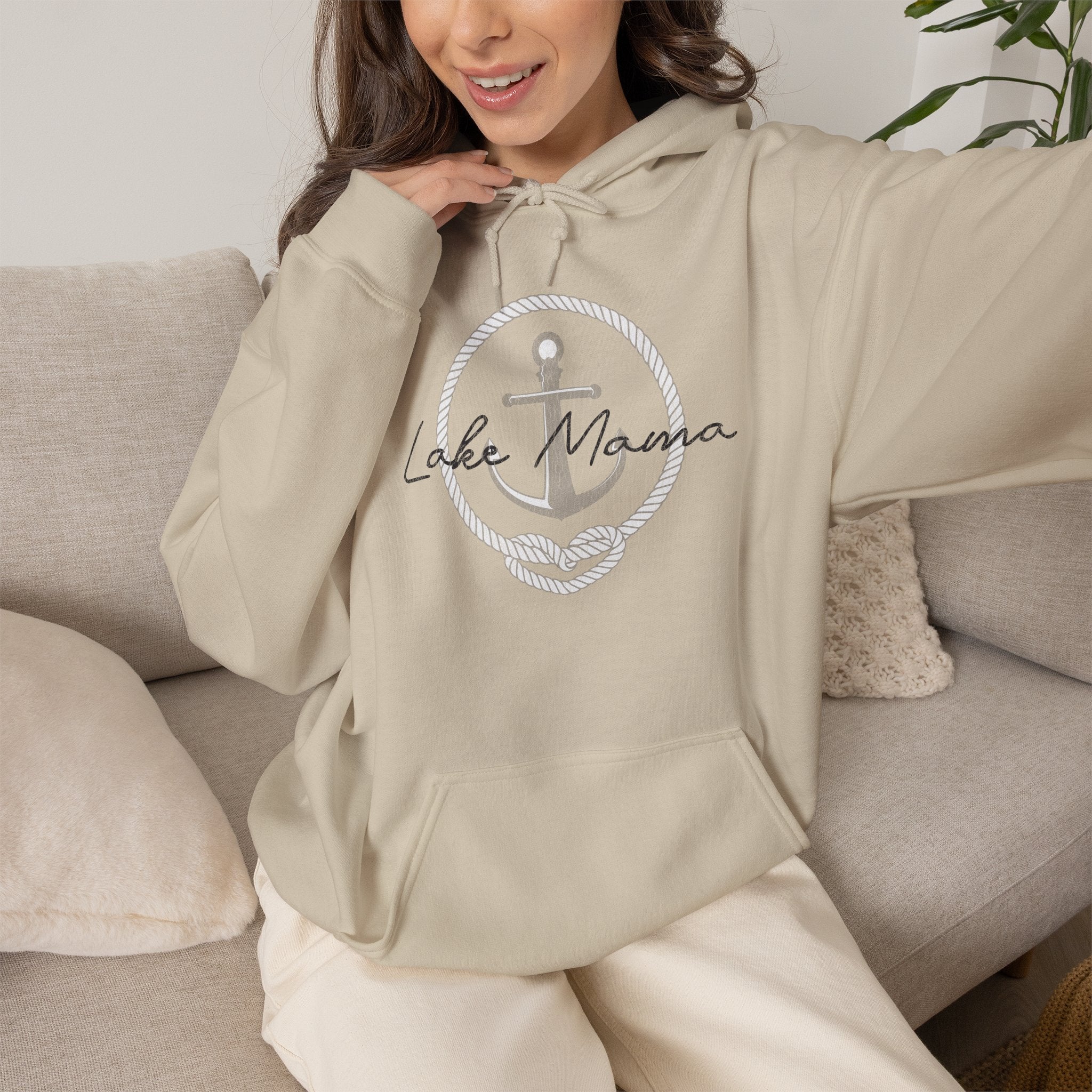 Lake Mama Anchor Hoodie