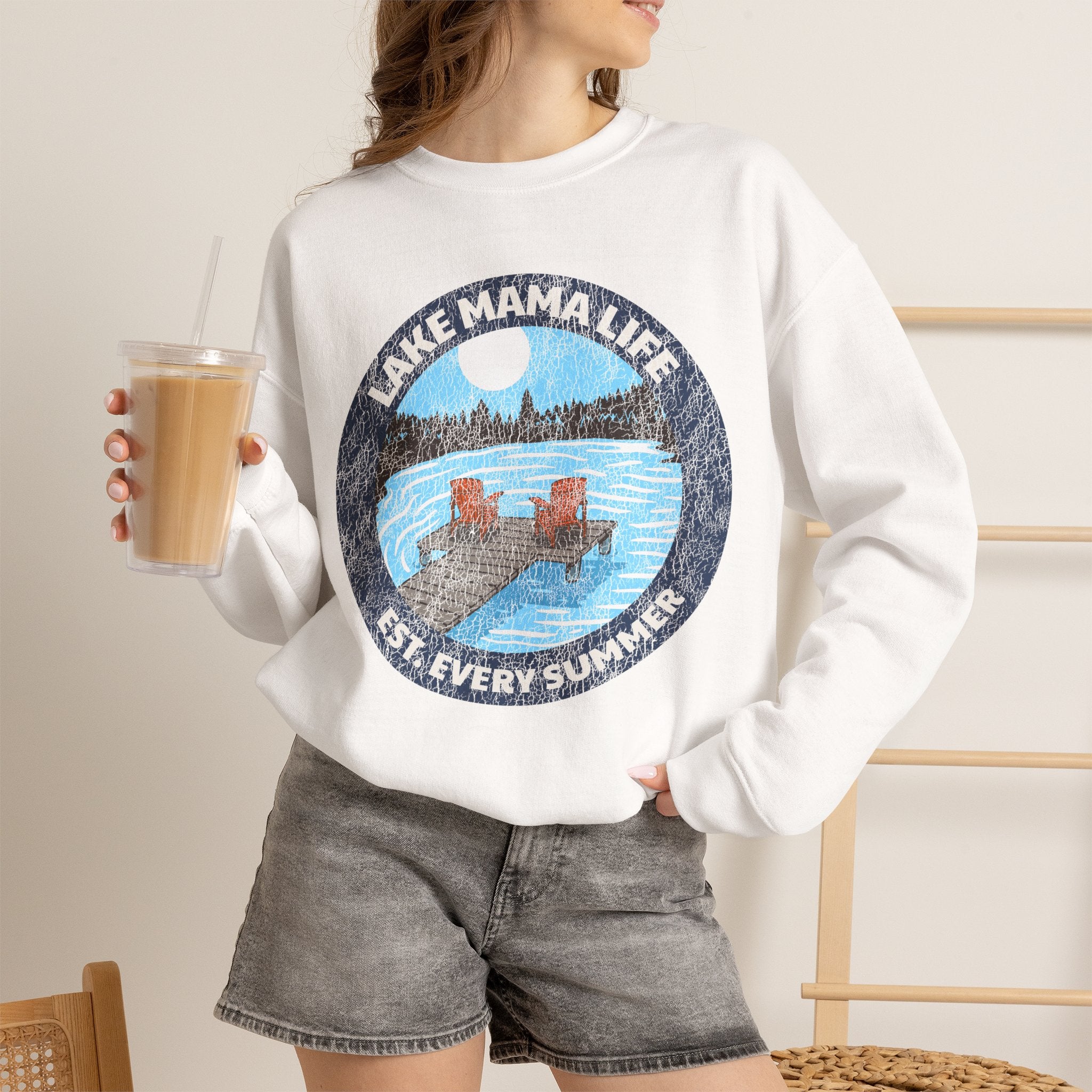 Lake Mama Life Crewneck