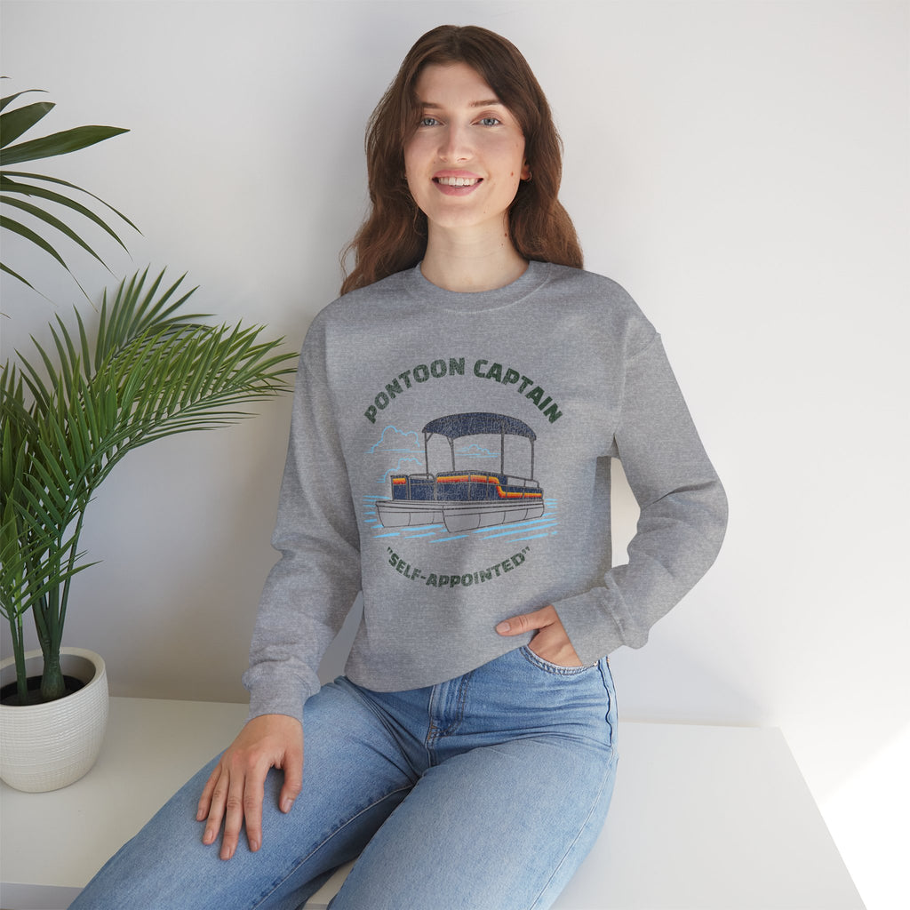 Pontoon Captain Crewneck