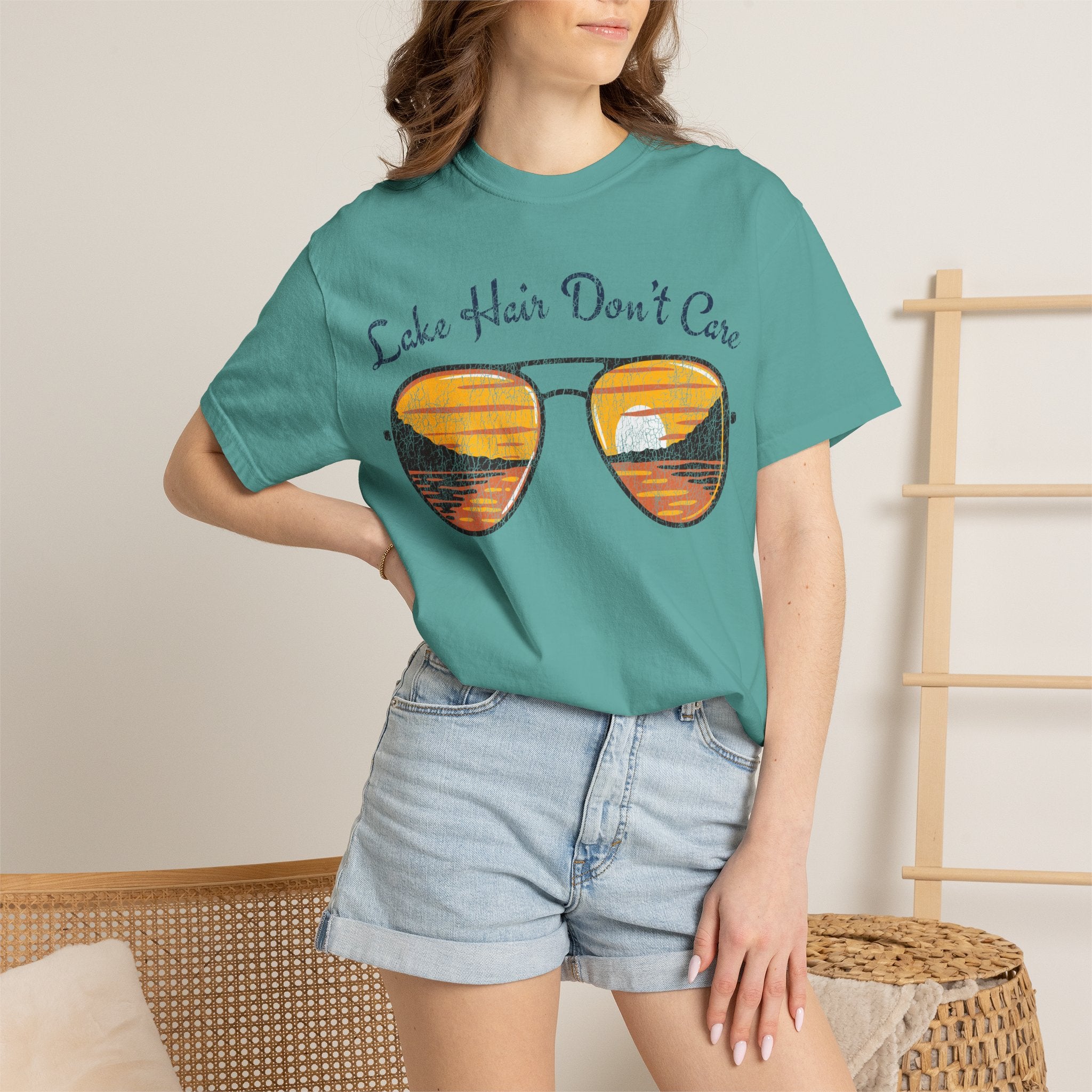 Lake Hair Don't Care Tee