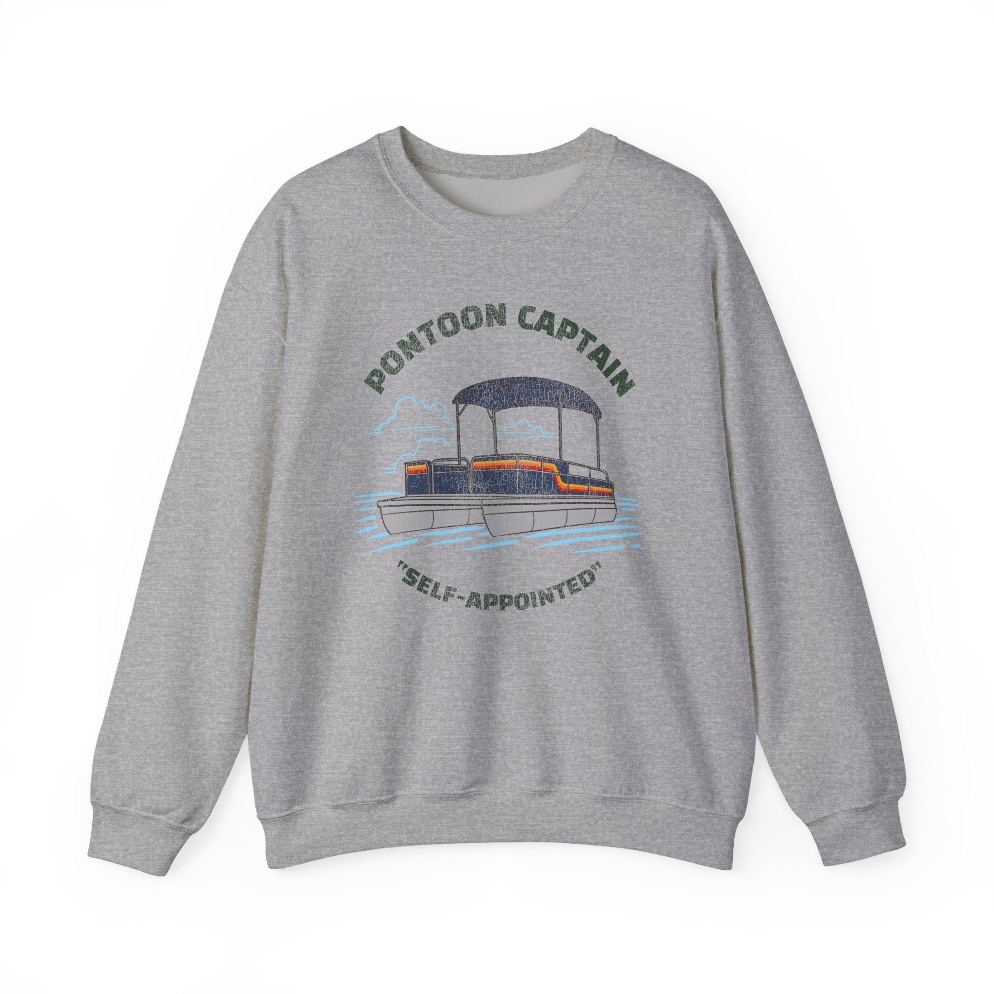 Pontoon Captain Crewneck
