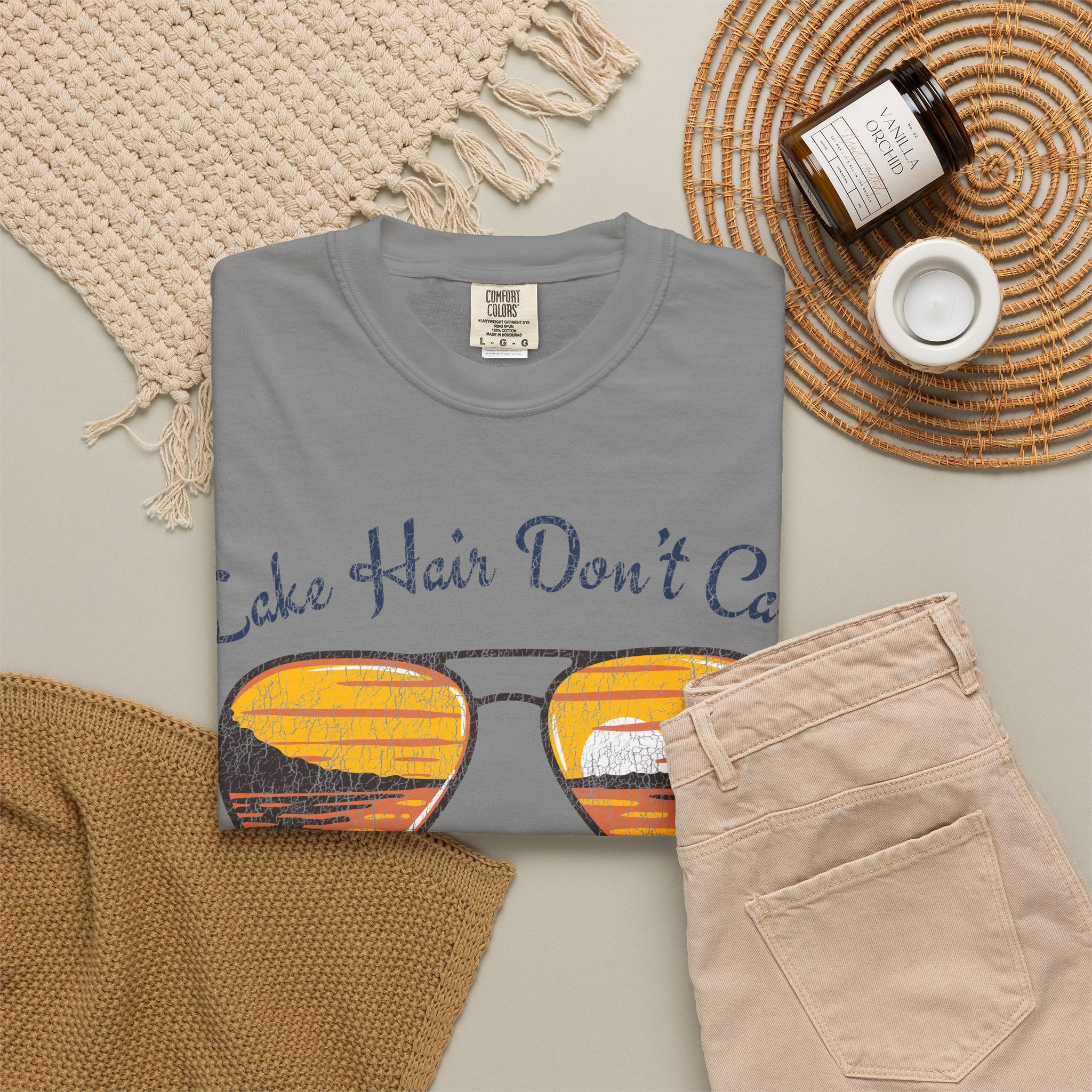 Lake Hair Don't Care Tee