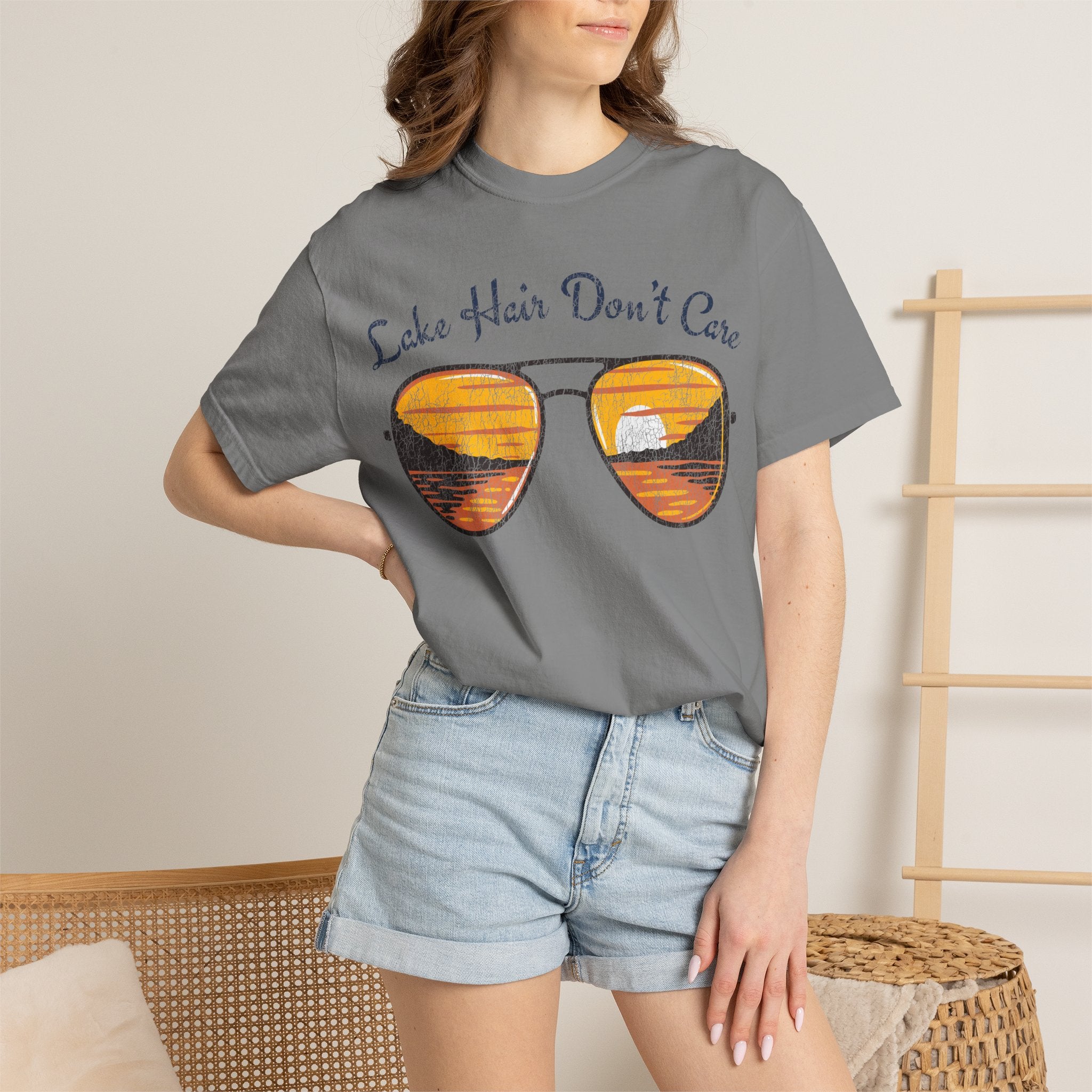Lake Hair Don't Care Tee