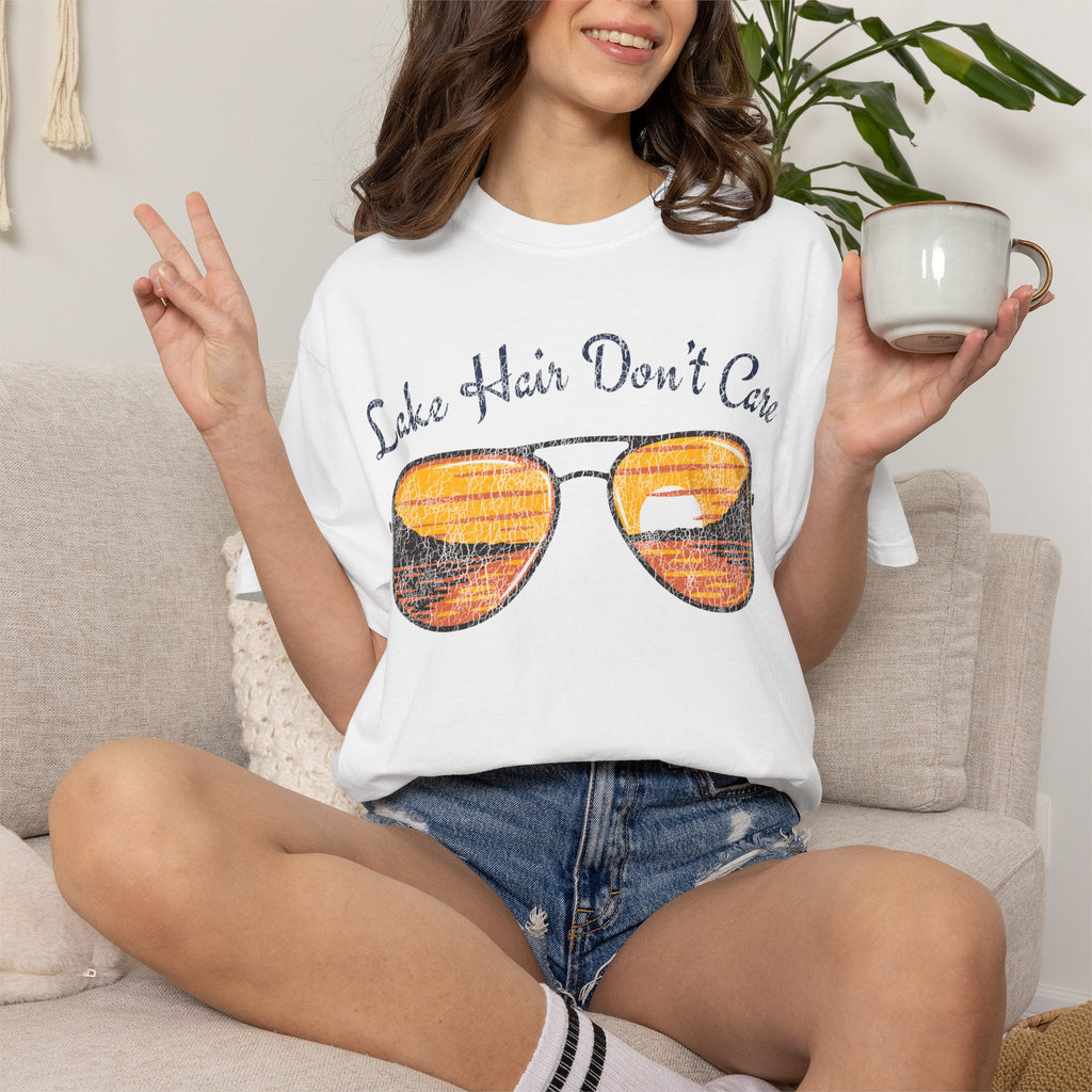 Lake Hair Don't Care Tee