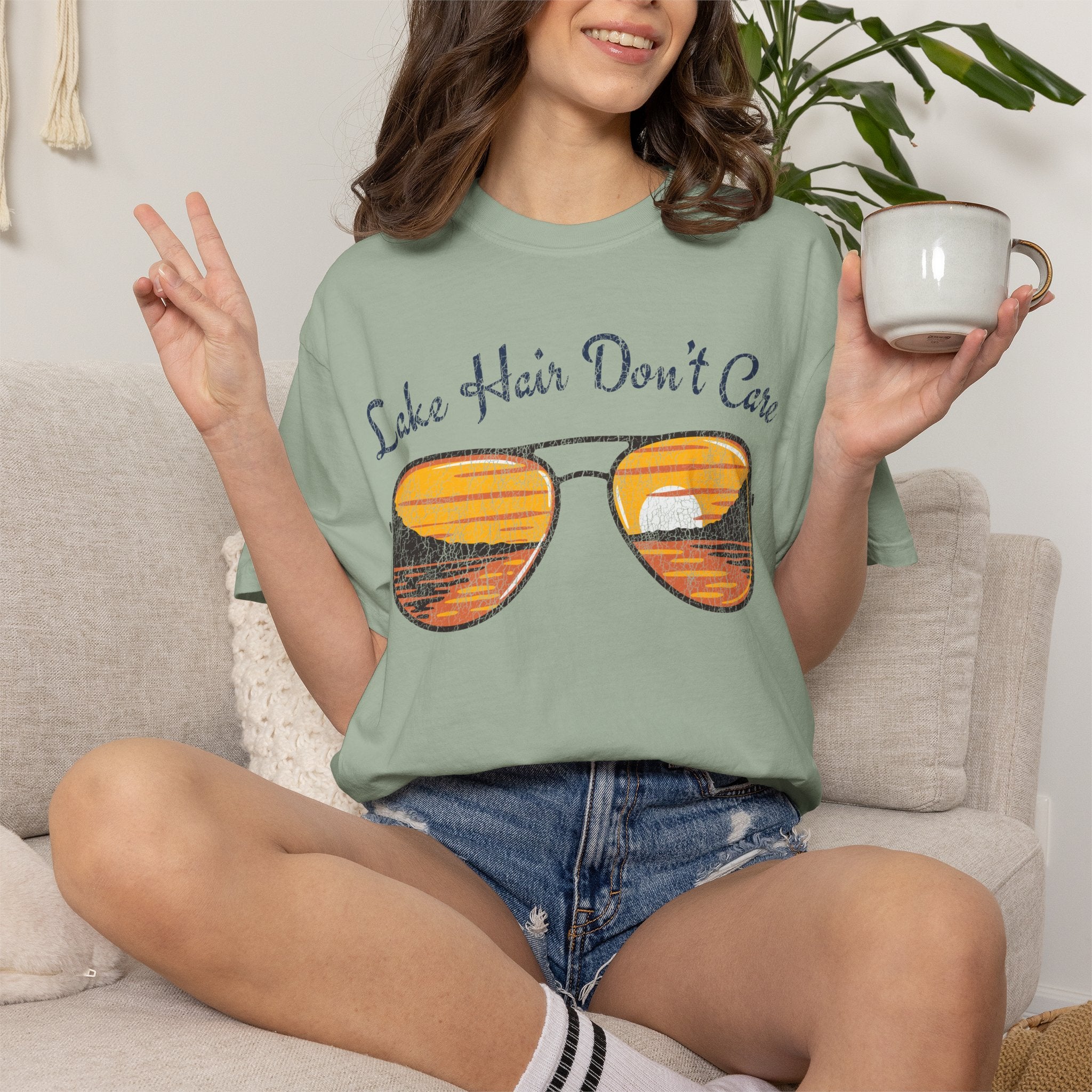 Lake Hair Don't Care Tee