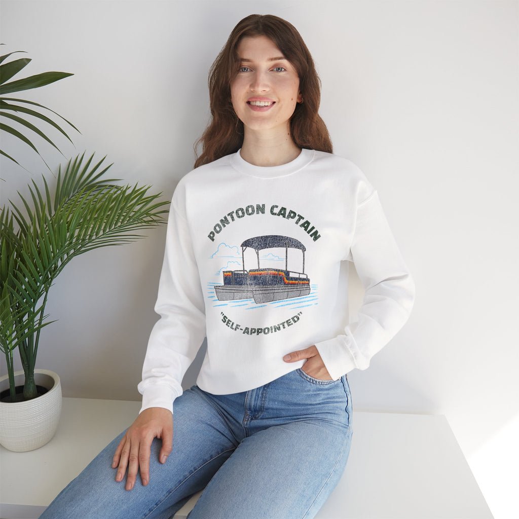 Pontoon Captain Crewneck