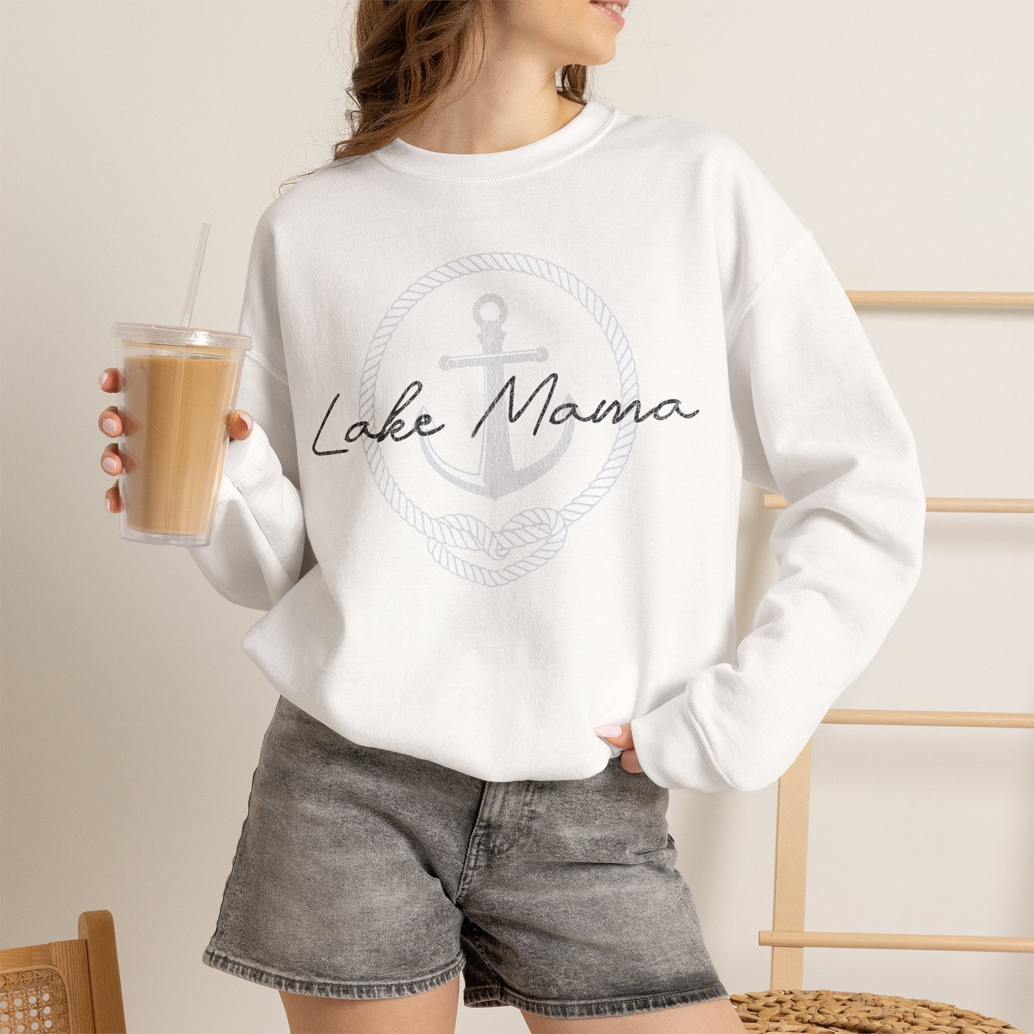Lake Mama Anchor Crewneck